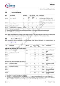 IFX25401TEV50ATMA1 Datasheet Page 6