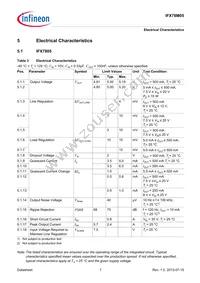 IFX78M05ABTFATMA1 Datasheet Page 7