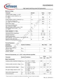 IGA30N60H3XKSA1 Datasheet Page 4