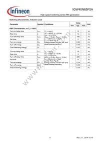 IGW40N65F5AXKSA1 Datasheet Page 6