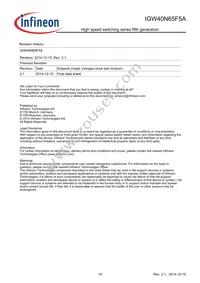 IGW40N65F5AXKSA1 Datasheet Page 14