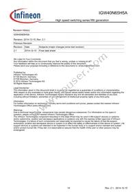 IGW40N65H5AXKSA1 Datasheet Page 14