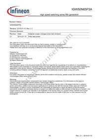 IGW50N65F5AXKSA1 Datasheet Page 14