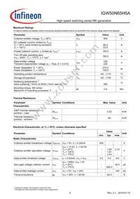 IGW50N65H5AXKSA1 Datasheet Page 4