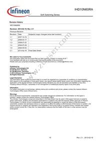 IHD10N60RA Datasheet Page 15