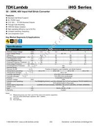 IHG48070A033V001R Datasheet Cover