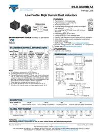 IHLD3232HBER100M5A Datasheet Cover