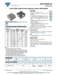 IHLE4040DDER6R8M5A Datasheet Cover