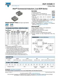 IHLP1616ABER47NM11 Datasheet Cover