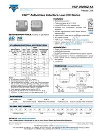 IHLP2525CZER220M1A Datasheet Cover