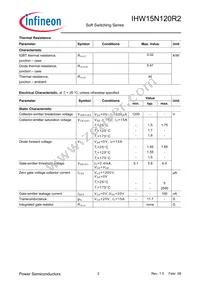 IHW15N120R2 Datasheet Page 2