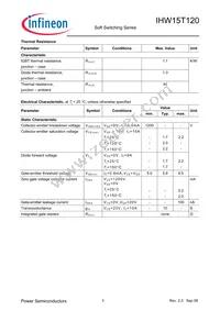 IHW15T120FKSA1 Datasheet Page 3