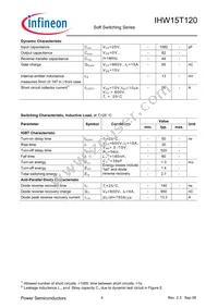 IHW15T120FKSA1 Datasheet Page 4