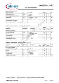IHW20N120R2 Datasheet Page 3