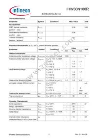 IHW30N100R Datasheet Page 2