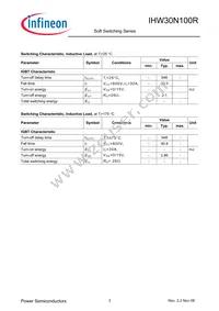 IHW30N100R Datasheet Page 3