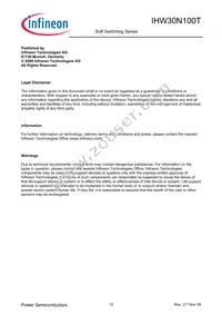 IHW30N100TFKSA1 Datasheet Page 12