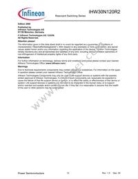 IHW30N120R2 Datasheet Page 12