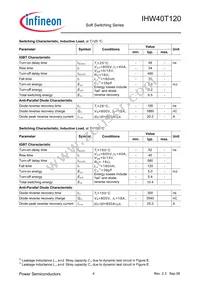 IHW40T120FKSA1 Datasheet Page 4
