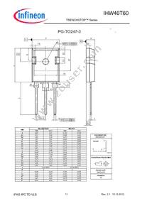 IHW40T60FKSA1 Datasheet Page 11