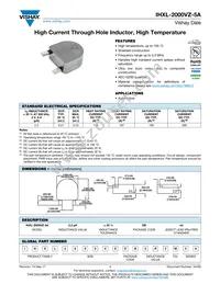 IHXL2000VZEB2R2M5A Datasheet Cover