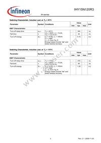 IHY15N120R3XKSA1 Datasheet Page 3