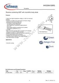 IHY20N135R3XKSA1 Datasheet Page 2