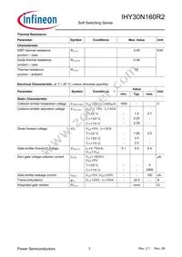 IHY30N160R2XKSA1 Datasheet Page 2