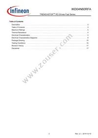 IKD04N60RFAATMA1 Datasheet Page 3