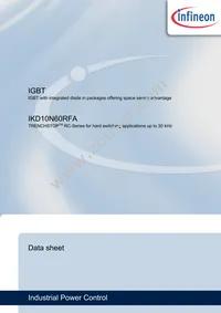 IKD10N60RFAATMA1 Datasheet Cover