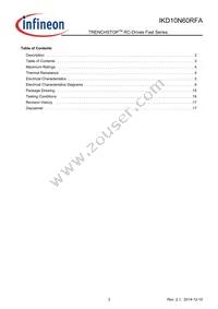 IKD10N60RFAATMA1 Datasheet Page 3