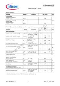 IKI04N60TXKSA1 Datasheet Page 2