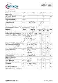 IKP01N120H2XKSA1 Datasheet Page 2