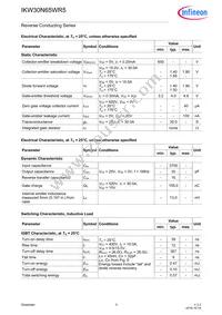 IKW30N65WR5XKSA1 Datasheet Page 5