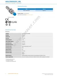 IMB12-08NPSVC0S Datasheet Page 2