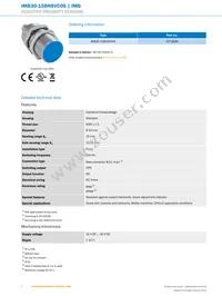 IMB30-15BNSVC0S Datasheet Page 2