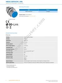 IMB30-15BPSVC0S Datasheet Page 2