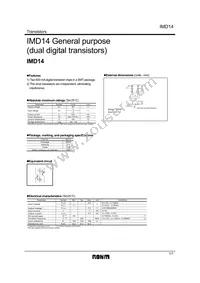 IMD14T108 Datasheet Cover