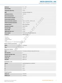 IME08-02BPSZT0S Datasheet Page 3