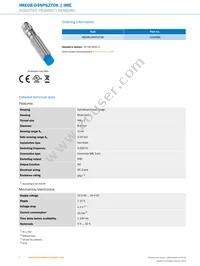 IME08-04NPSZT0K Datasheet Page 2