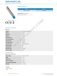 IME08-04NPSZT0S Datasheet Page 2