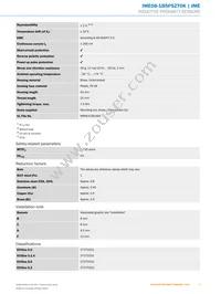 IME08-1B5PSZT0K Datasheet Page 3