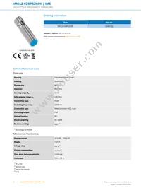 IME12-02BPSZC0K Datasheet Page 2