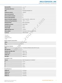 IME12-02BPSZC0K Datasheet Page 3