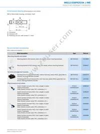 IME12-02BPSZC0K Datasheet Page 5