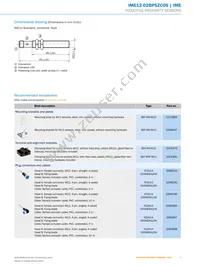 IME12-02BPSZC0S Datasheet Page 5