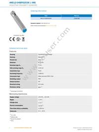 IME12-04BPOZC0S Datasheet Page 2