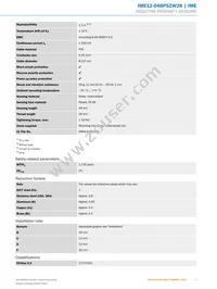 IME12-04BPSZW2K Datasheet Page 3