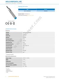 IME12-04BPSZW2S Datasheet Page 2