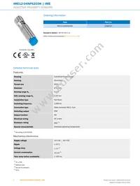 IME12-04NPSZC0K Datasheet Page 2